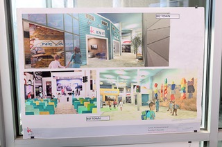 An artist rending shows views of BizTown in the Junior Achievement Inspiration Center, under construction at 4440 E. Tropicana Ave., Friday, Feb. 16, 2024. The facility will help Junior Achievement of Southern Nevada teach K-12 youth about the 