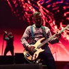 Bassist Justin Chancellor, foreground, plays as Maynard James Keenan sings Sunday during Tool’s concert at T-Mobile Arena. The Las Vegas show was the last stop on the “Tool Winter Tour 2024.” 