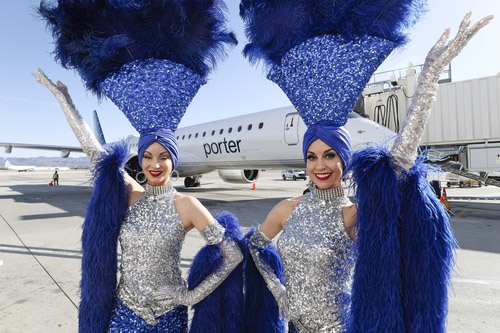 Porter, a nearly 20-year-old airline, kicked off its new daily flight between Toronto and Las Vegas ...