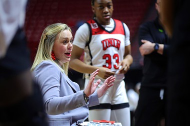 Coach Lindy La Rocque is greeted with a text message when she picks up her phone after every UNLV women’s basketball game. The message is from her dad, Al La Rocque, and usually reads: “Nice win, coach” ...