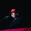 Former President Donald Trump, the presumptive Republican nominee for president, at a campaign rally in Schnecksville, Pa., on Saturday, April 13, 2024. In the last two weeks of March alone, one committee backing Trump raised nearly $18 million. 
