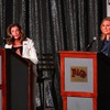 Candidates for City of Las Vegas mayor, Shelley Berkley, left, and Victoria Seaman, respond to questions during a debate sponsored by KXNT News Talk 840 AM at the Plaza in downtown Las Vegas Thursday, May 9, 2024.