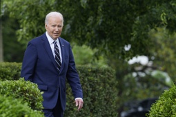 President Joe Biden arrives to speak in the Rose Garden of the White House in Washington, Tuesday, May 14, 2024, announcing plans to impose major new tariffs on electric vehicles, semiconductors, solar equipment and medical supplies imported from China.

