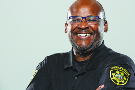 Edgar Thomas, a Clark County School District attendance enforcement officer, is a finalist for the Unsung Hero award at tonight’s Sun Standout Awards show at the South Point Showroom.