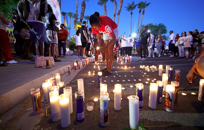 Vigil for Victims in North Las Vegas