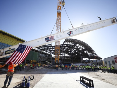 Convention Center Topping Out Ceremony