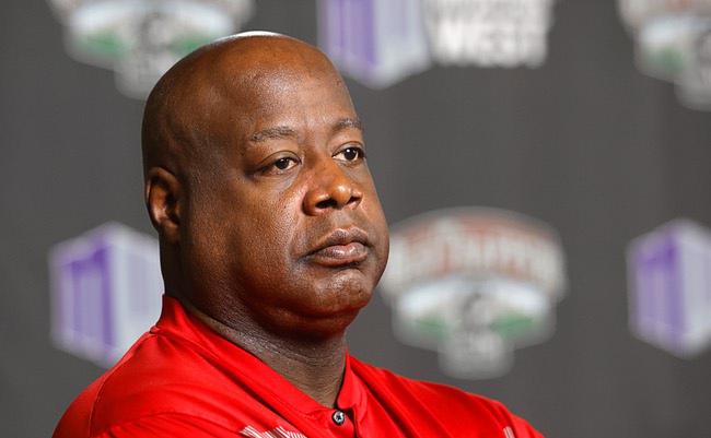 UNLV Football Coach at Mountain West Media Days