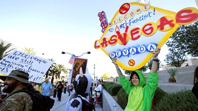 'We hate fascism’: Las Vegans join nationwide ‘No Kings’ protests