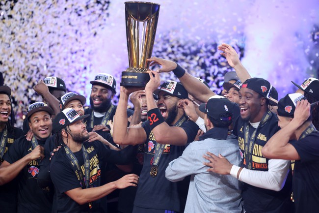 NBA Cup celebration