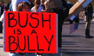 Bush protesters