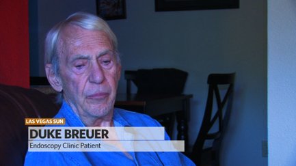 Endoscopy Patient Reacts