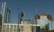 The credit crunch hits the Las Vegas Strip as two major developments encounter roadblocks.  Plus, buyers in Trump Las Vegas want their money back.