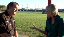 Christine Killimayer sits down with UNLV Head Coach Mike Sanford to talk about life outside of Rebel football.