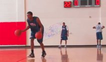 Godwin Okonji is one of the top junior prep basketball players in the country.  He arrived from Nigeria one year ago to play at Findlay College Prep.