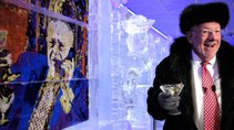 Greenspun Interactive's Senior Editor John Katsilometes joins Mayor Oscar Goodman inside Minus 5 at Mandalay Bay to discuss his most recent likeness in ice.