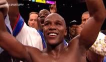 After nearly two years away from boxing, Floyd Mayweather Junior improves to a perfect 40-0 with a unanimous decision over Juan Manuel Marquez Saturday night at the MGM Grand Garden Arena.