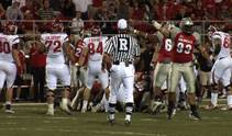 With an improved defensive performance, in which the Rebels forced five fumbles and recovered two, the UNLV offense stalled, scoring just one touchdown on five trips to the redzone in a 35-15 loss to No. 24 Utah Saturday night.