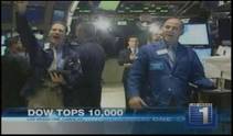 The stock market tops ten thousand, heralding hopes a recovery is underway.  Plus, Nevada struggles in September with a high rate of foreclosures. 
