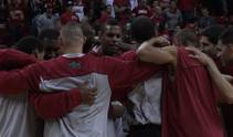 The UNLV men's basketball team got a quick warm-up for the regular season with a 62-52 exhibition win over Washburn.