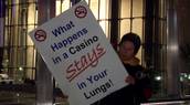 Protest for Smoke-Free Gaming