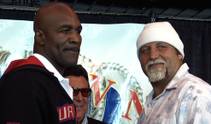 Heavyweights Evander Holyfield and Frans Botha preview their title fight.