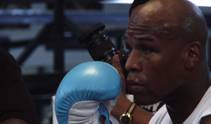 Welterweight Floyd Mayweather Jr. and his camp discuss the May 1st fight against Shane Mosley.