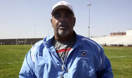 Western High coach Fernando Carmona