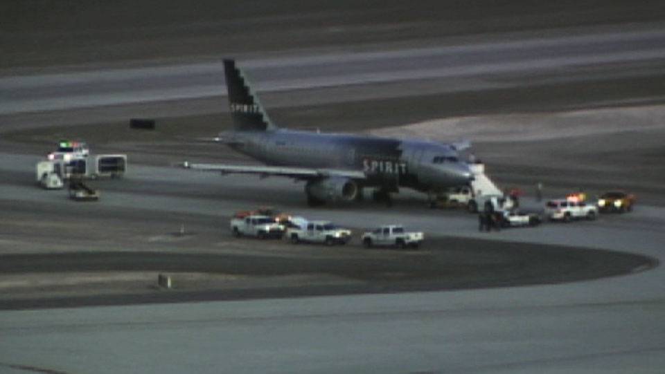 Plane returns to Las Vegas after alleged threat