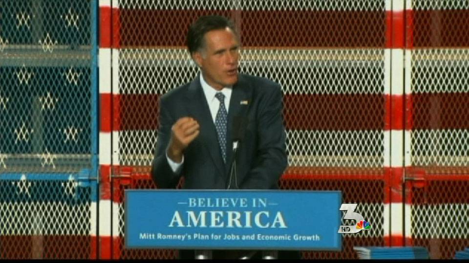 Romney unveils economic plan in North Las Vegas