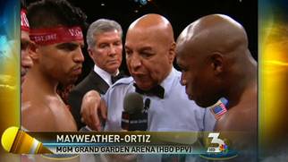 Mayweather KOs Ortiz for WBC welterweight title