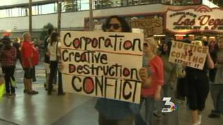 Occupy Las Vegas hits Fremont Street