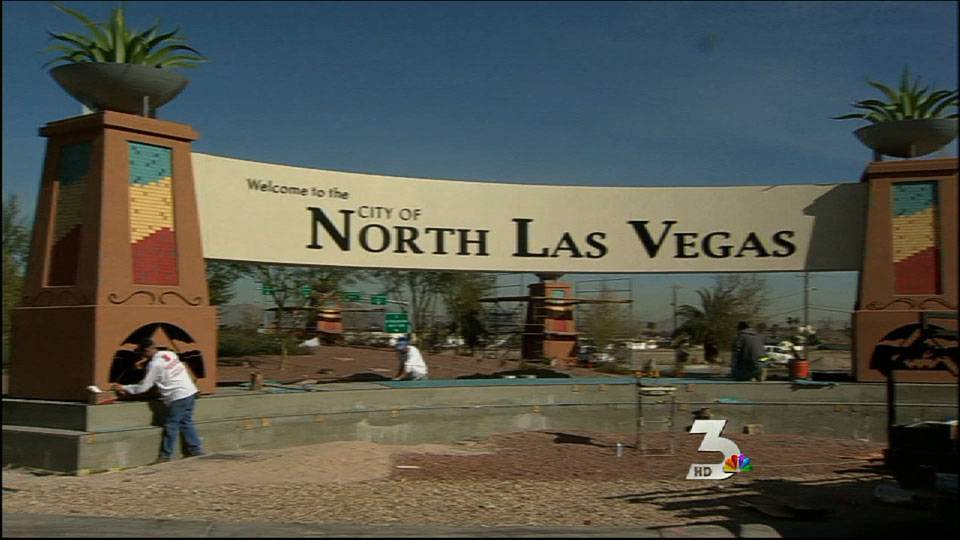 North Las Vegas spends $8 million on welcome sign