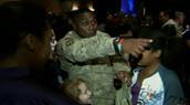 Troops come home