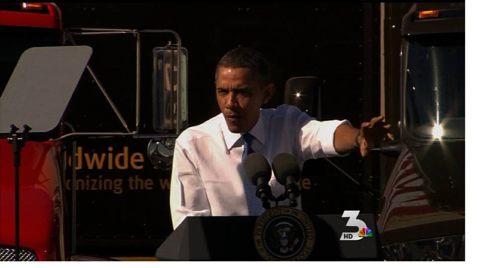 Obama talks energy at UPS