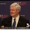 Gingrich reacts to Romney's victory