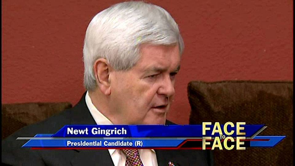 Presidential Candidate Newt Gingrich