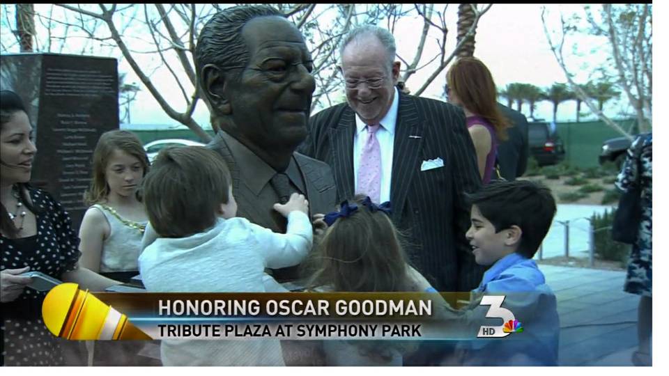 Oscar Goodman honored at Symphony Park