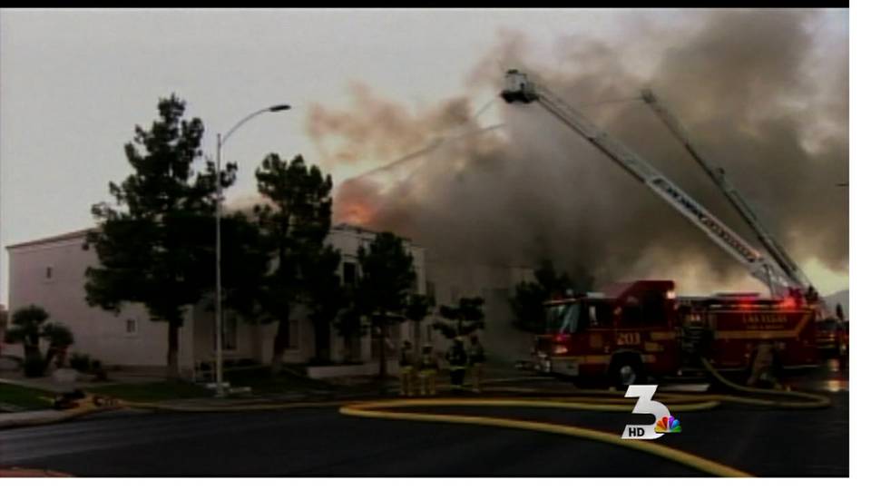 Firefighters battle blaze in northwest valley