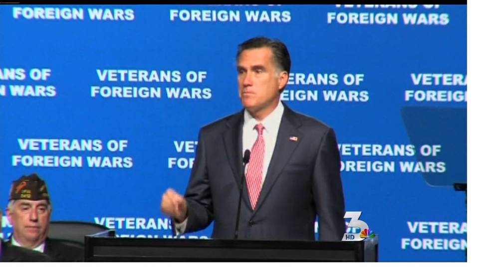 Romney visits veterans in Reno