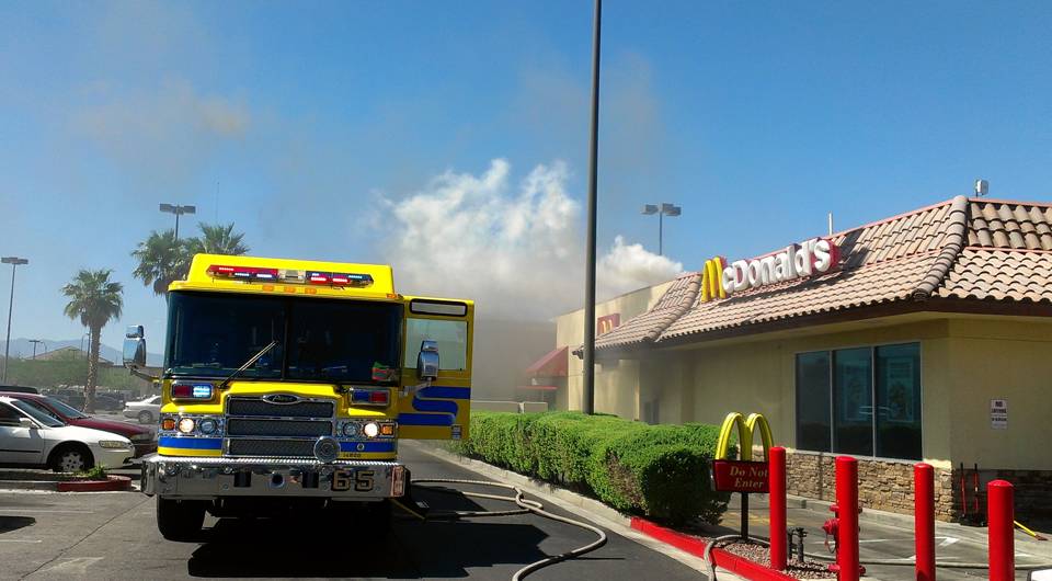 Mcdonald\'s Grease Fire