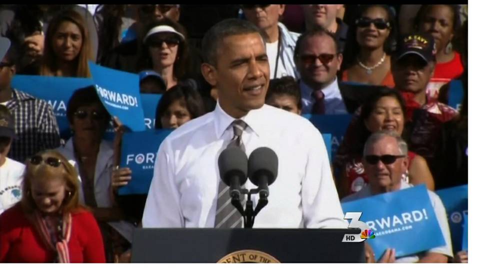 President Obama comes to North Las Vegas for rally