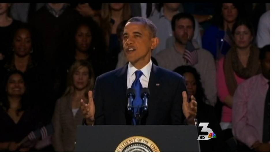Barack Obama elected to second term