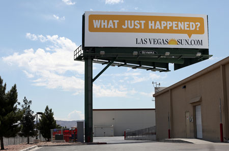 Las Vegas Sun billboard