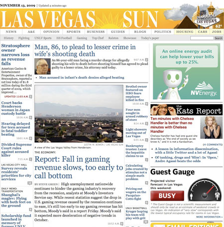 Las Vegas Sun Guest Gauge