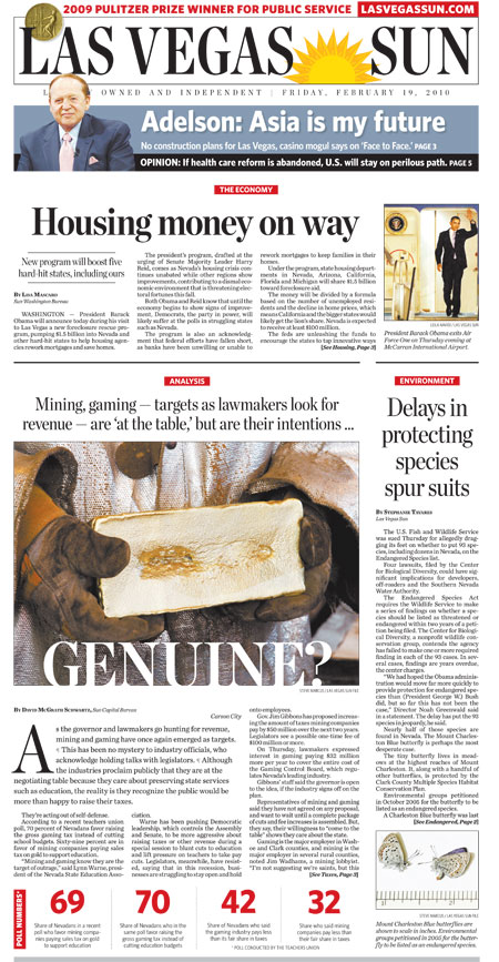 Las Vegas Sun newspaper