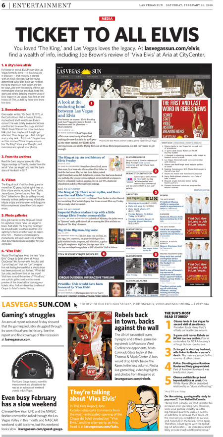 Las Vegas Sun newspaper
