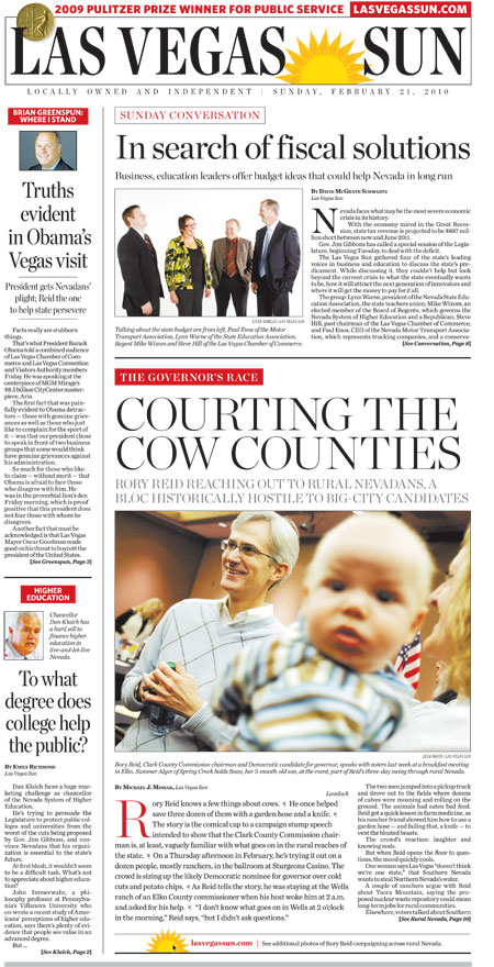 Las Vegas Sun newspaper