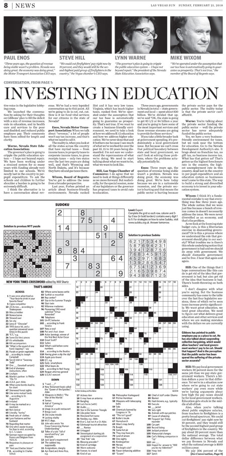 Las Vegas Sun newspaper
