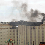 The wispy column of smoke rising from the roof of the gleaming-white Monte Carlo hotel triggered an anxiety rush across Las Vegas that winter morning.