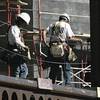 Carpenters work on a home in the Ridges Las Vegas, a luxury residential community in Summerlin, Thursday, June 11, 2015.